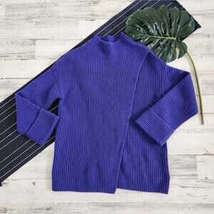 Athleta Azalea Sweater Mockneck Oversized Sweater Wool Cashmere